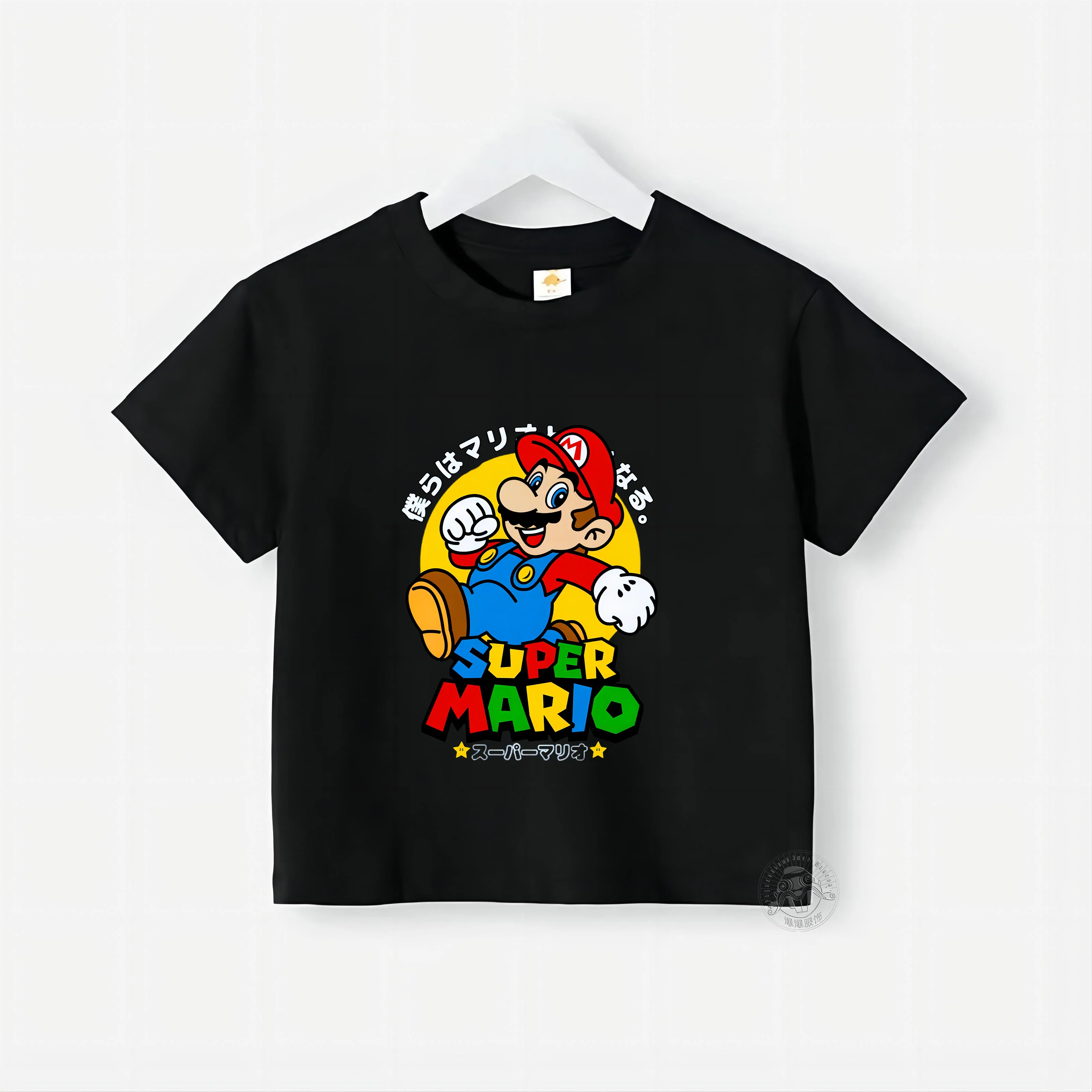 New fashion casual children's wear boys and girls T-shirt children's cartoon top pure cotton clothing cartoon printed sweatshirt