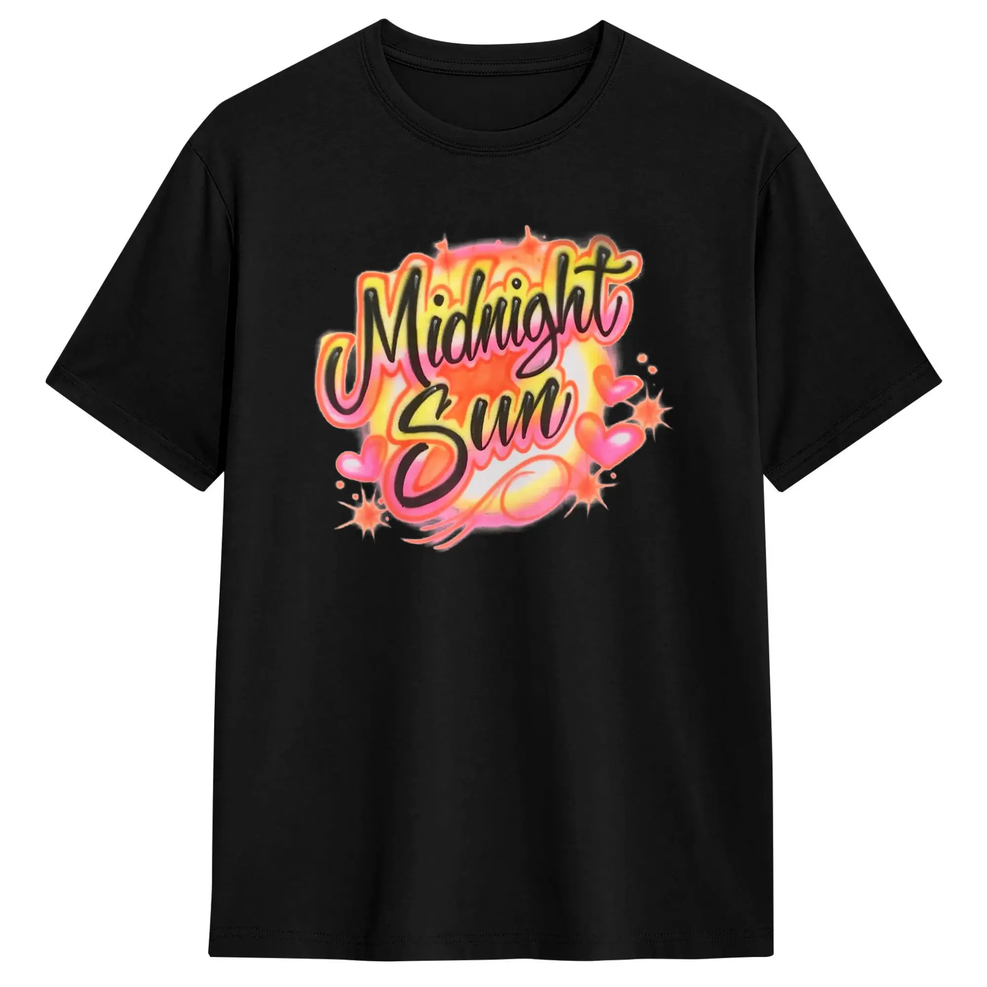 Men Women's T-Shirt Vintage Retro Midnight Sun Dolphin Graphic T Shirts Novelty  Summer Tee Shirt Awesome Cotton Clothes Gift