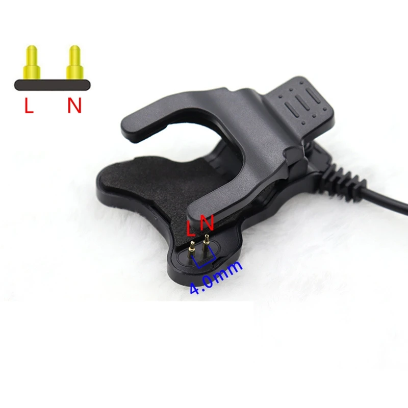 스마트 워치 충전기 범용 USB 충전 케이블, 클립 스마트 팔찌 충전기 와이어, TW64 TW68 용 2/3 핀, 3 핀, 4mm, 7mm