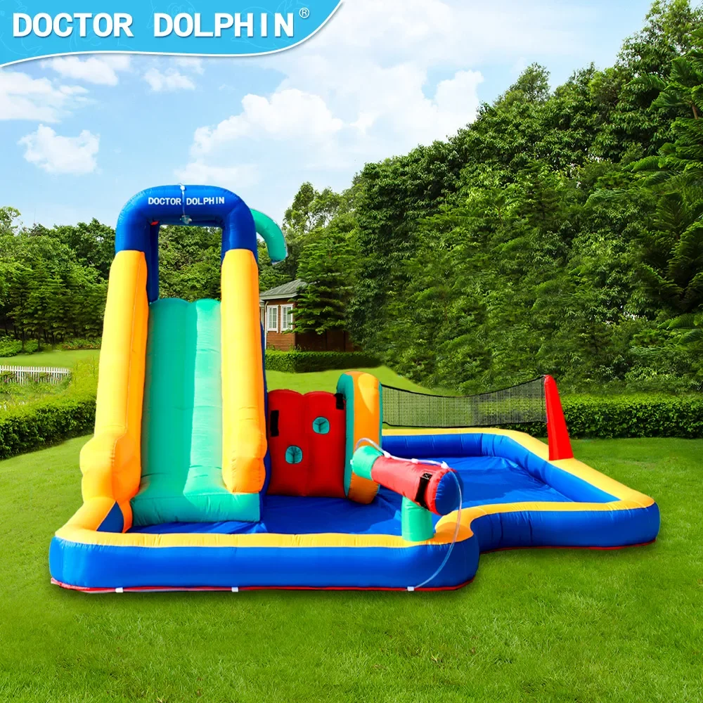 New arrival wholesale cool summer party funny volleyball children inflatable bouncing house jumping castle