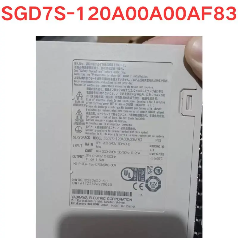 

Б/у сервопривод SGD7S-120A00A00AF83. Функциональный тест пройден.