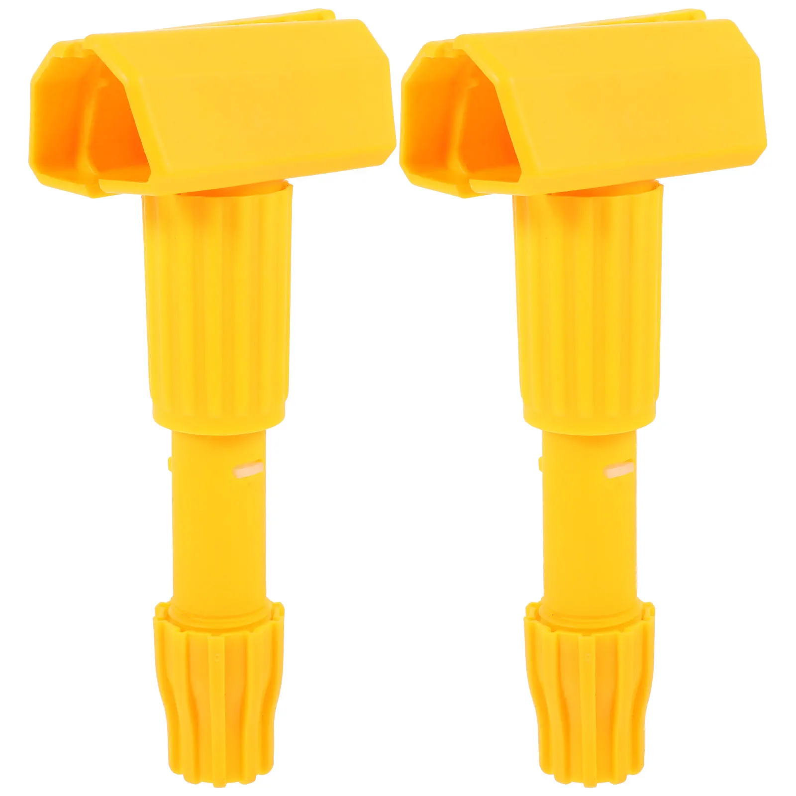 

2Pcs Mop Head Replace Clip Detachable Floor Mop Clamp Plastic Handle Accessory for Tile Wood Laminate Cleaning Tool