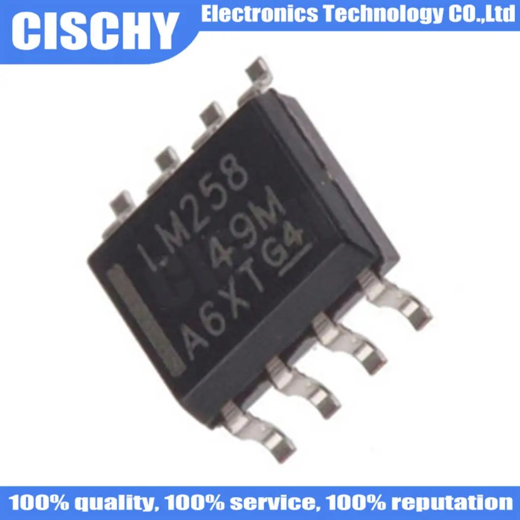 10PCS/lot LM258DR SOP8 LM258 258DR SOP-8 In Stock