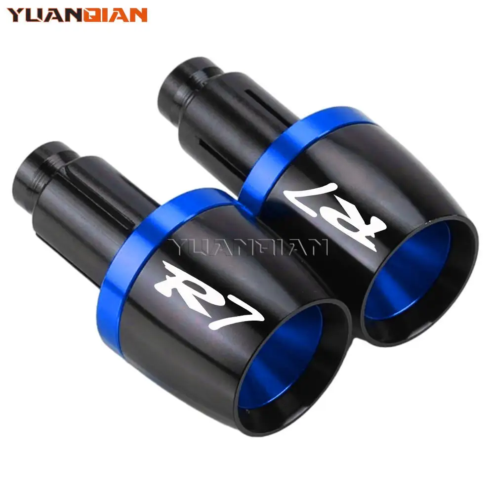 Motorcycle For YAMAHA YZFR7 YZF R7 2024 2023 2022 2021 2025 YZF-R7 Handlebar Grips Handle Bar Ends Cap Counterweight Plug Slide
