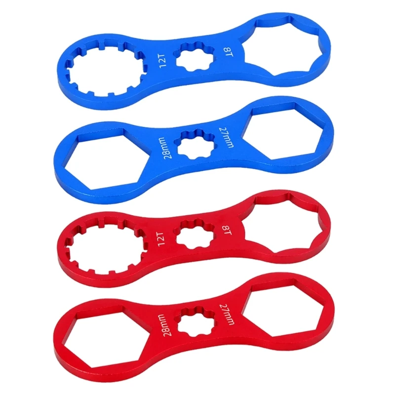 

4pcs Aluminum Alloy Bicycles Front Fork Wrench Removal&Installation Spanner