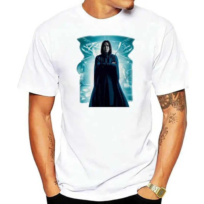 Alan Rickman Severus Snape Blue Designer Summer Short Sleeve T Shirt Breathable Tee Shirt