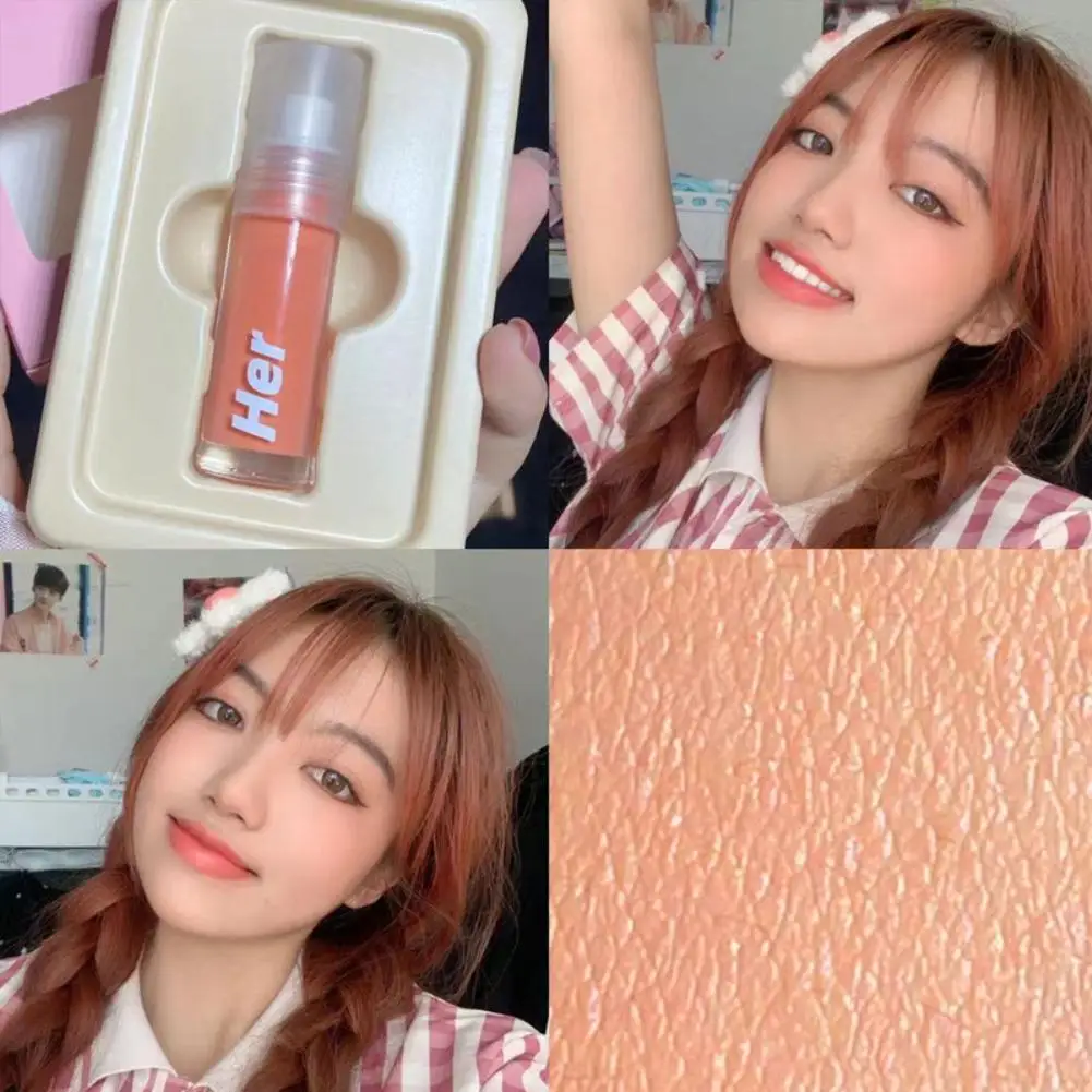 New Liquid Blush Face Velvet Matte Blusher Pigment Peach Cream Tint Maquiagem Blush Orange Natural Cheek Beauty Last Y0s0