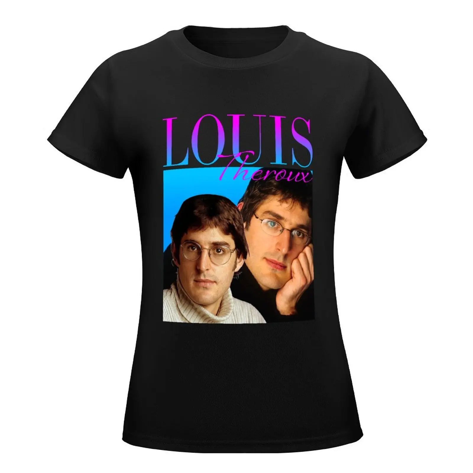 Louis Theroux Retro T-Shirt anime clothes tees cute tops t-shirts for Women cotton