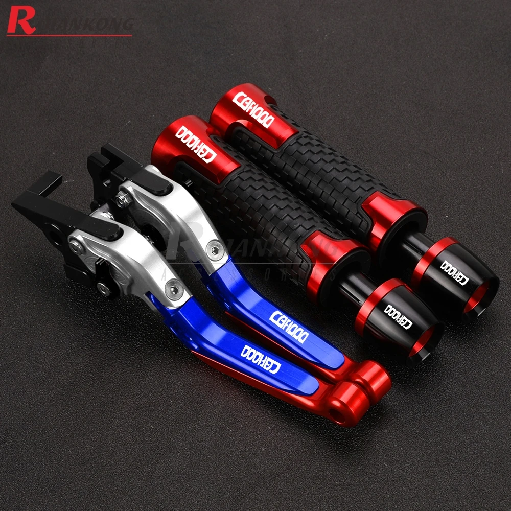 Motorcycle aluminum brake clutch levers For Honda CBF1000 CBF 1000 1000cbf 2006 2007 2008 2009 handlebar grips handle ends caps