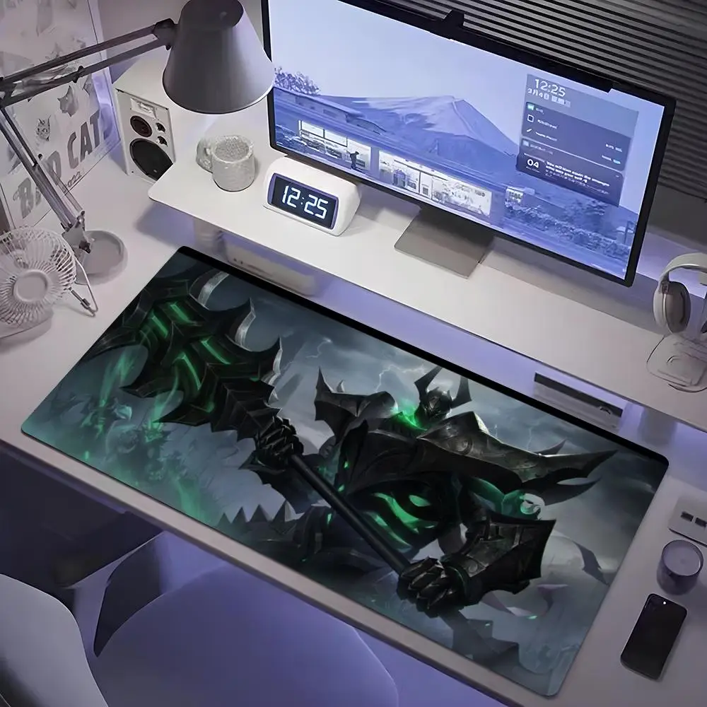 

Mordekaiser Mouse Pad Tablet mouse Pad Laptop xl desktop mouse pad, cute HD Rainbow Gaming keyboard pad, csgo Player, 90x40