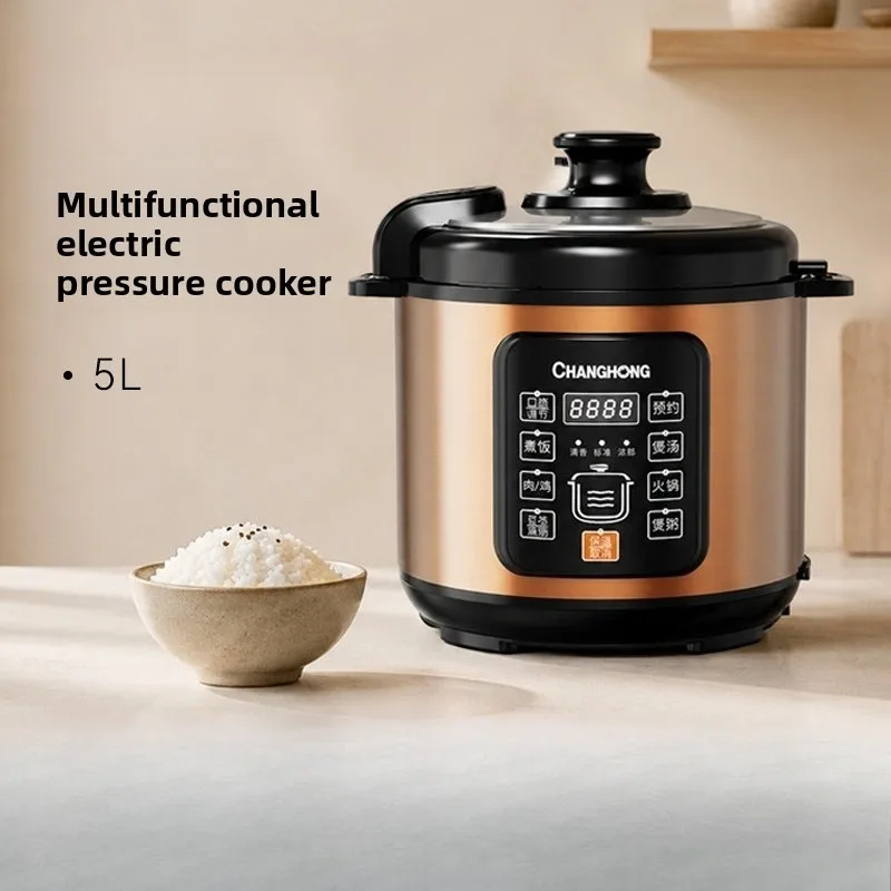 Changhong 5L Smart Scheduling Dual Pot High Pressure Cooker Rice Soup Maker Large Capacity Pressure Cooker Pressure