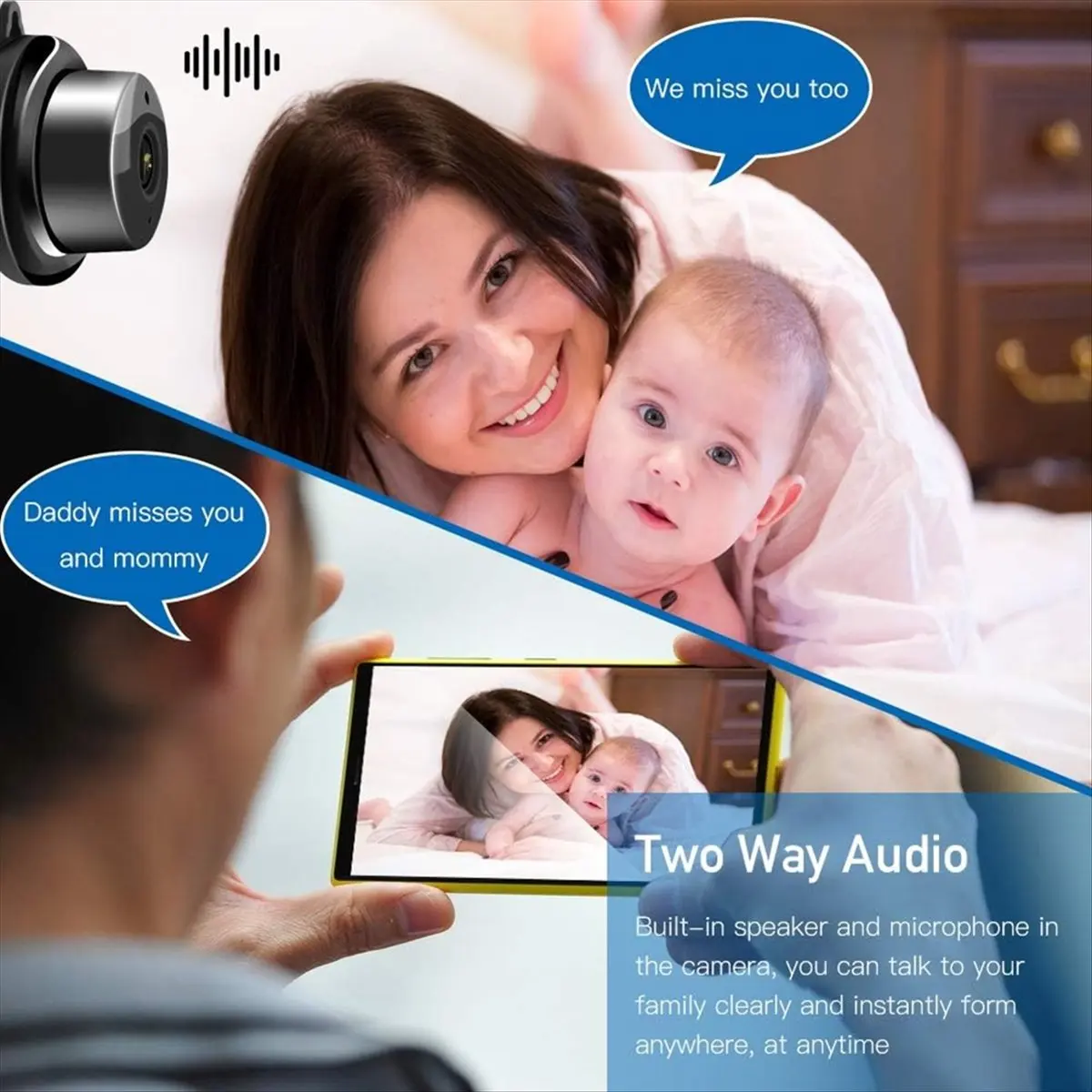 Super Sale WiFi Wireless Home Security HD 1080P Video Camera/Dome Camera/Night Vision/Home IP Camera/Motion Detection