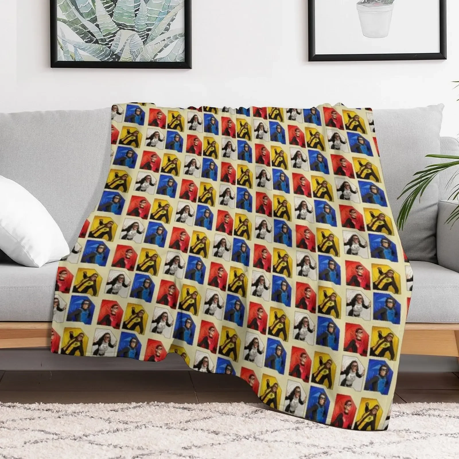 Danger Force Cards Throw Blanket Warm Comfortable Blanket Gift for Parents Friends