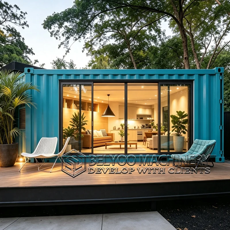 Belyoo Tiny House Luxury Modular Cabin Portable Home Modern Design For Garden Resort And Holiday Living