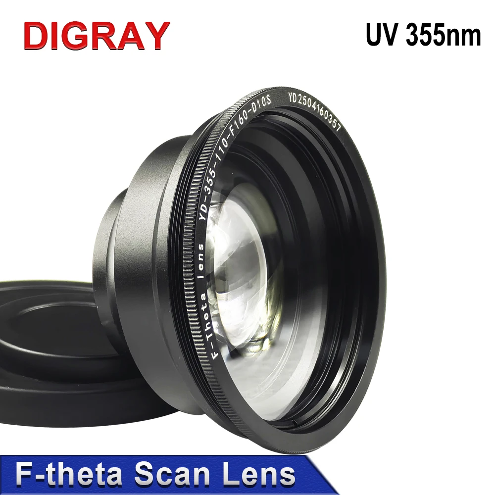 

DIGRAY F-theta Perspective Field Lens 355nm 50mm 70mm 110mm 150mm 175mm 200mm 300mm 400mm For UV Laser Marking Machine parts