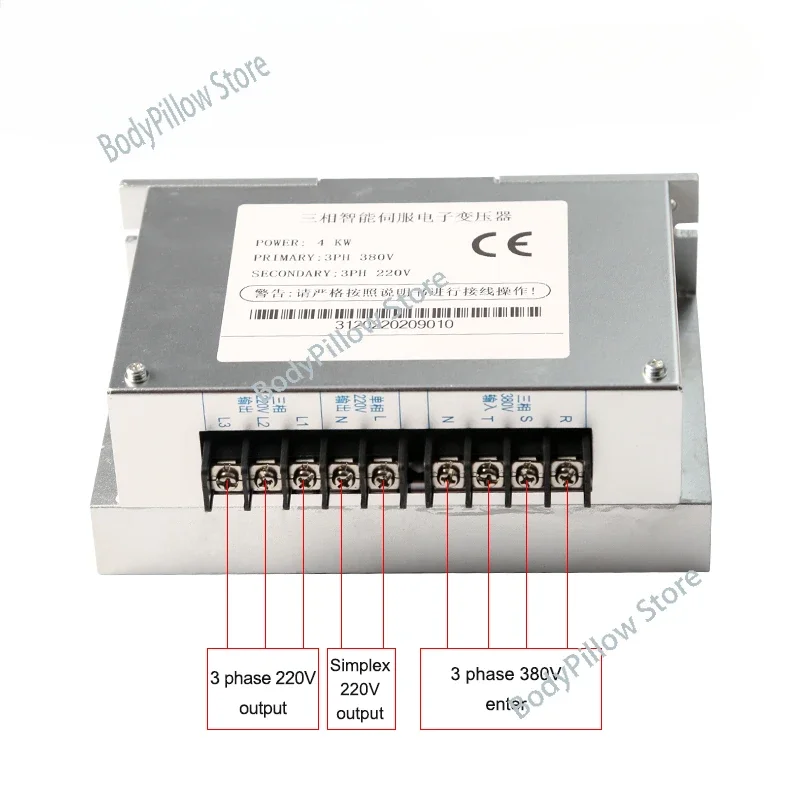 Three-Phase Intelligent Servo Electronic Transformer 380V To 220V To 200V Servo Motor Drive Controller 3KW 4KW 5KW 6KW