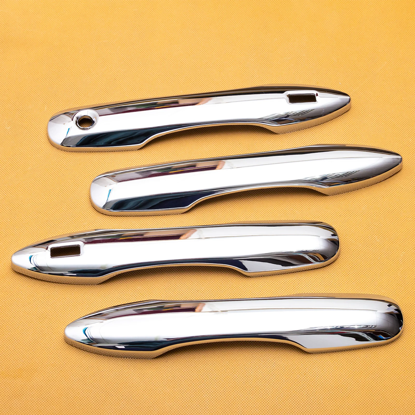 Chrome Door Handle Cover Trims For Toyota Corolla Cross Touring bZ4X Subaru Solterra Suzuki Swace (2 Smart Keyhole)