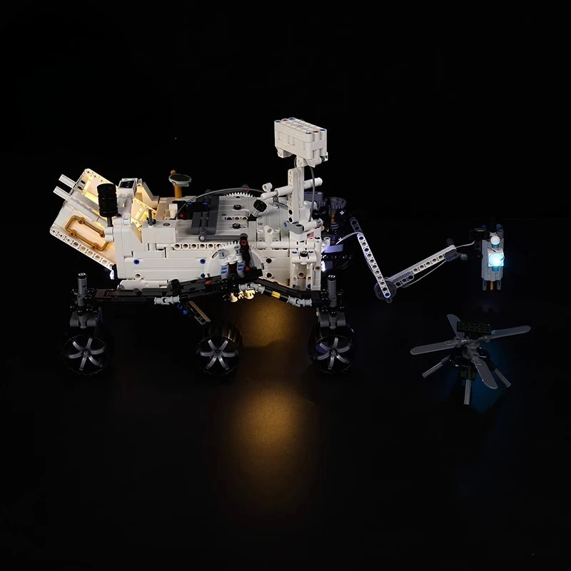 レゴテクニック NASA 火星探査機パーセバランス 42158 に適した LED 照明セット (ビルディングブロックは含まれません)