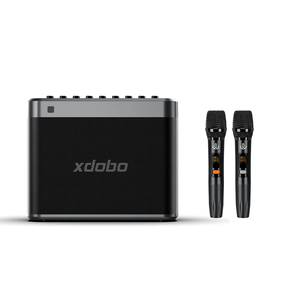 

XDOBO Tuner 200W Wireless Portable PA Speaker System, Powerful Karaoke Machine with Dual Wireless Microphones for Karaoke