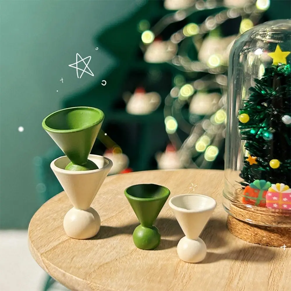 1/12 1/6 Miniature Dollhouse Tea Set Simulated Creative Teacup Teapot Doll Accessories Mini Scene Toy Model for Christmas