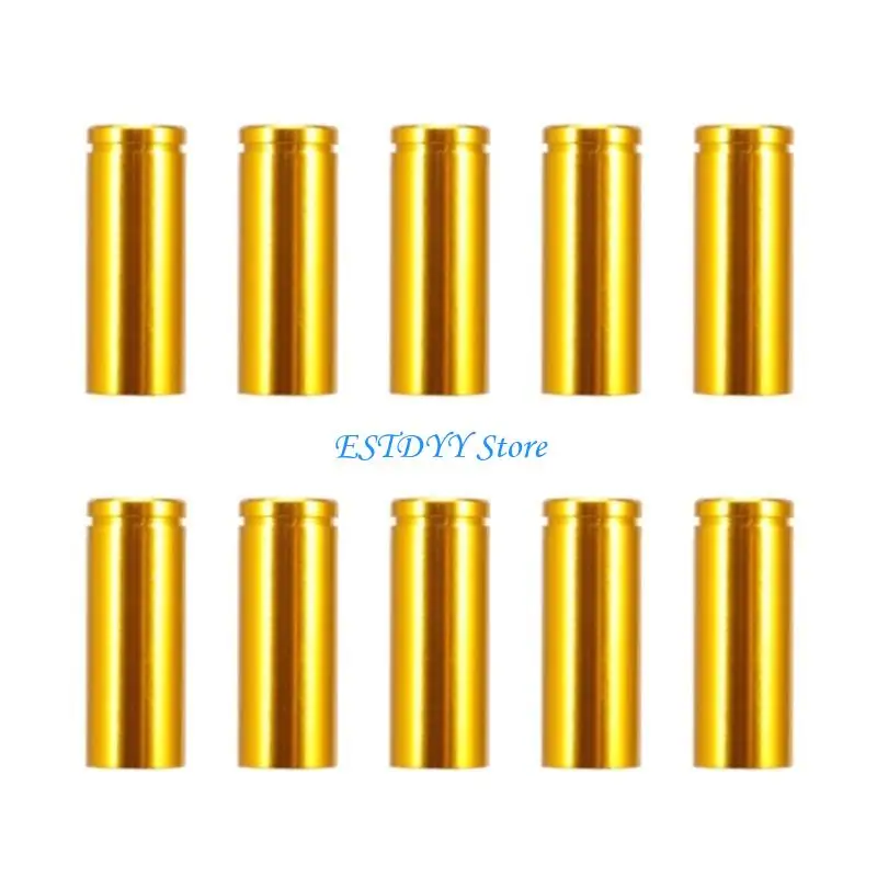 G6DE 10Pcs Cycling Cable End Crimps Bike Cable Ends Caps Bikes Brake Tips Shifter Set