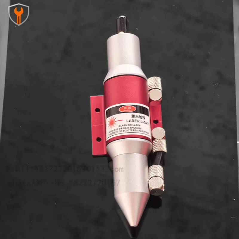 Air Cooled SMA905 Fiber Laser Cutting Head Fixed Focus Design For Nonmetallic Cutting Support Micro Pump Modification