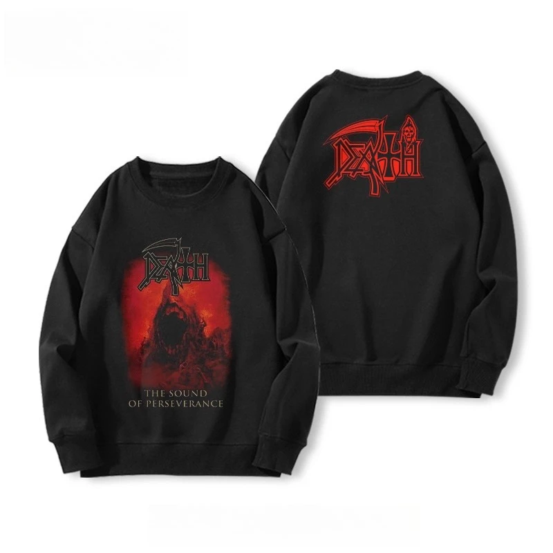 DEATH Leprosy maglione perimetrale della banda death metal da uomo e da donna Felpa streetwear americana versatile rock top
