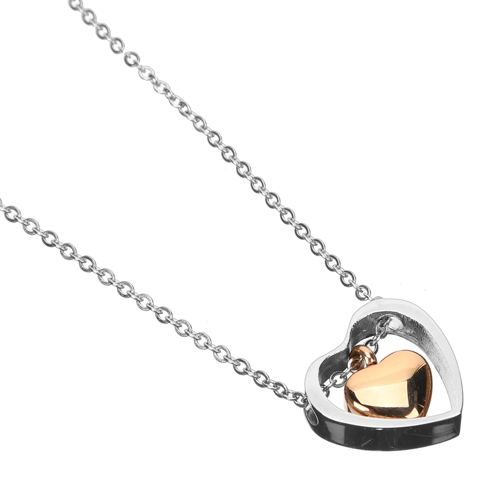 Collier d'urne pour cendres pour femmes, bijoux commémoratifs pour animaux de compagnie humains, acier titane