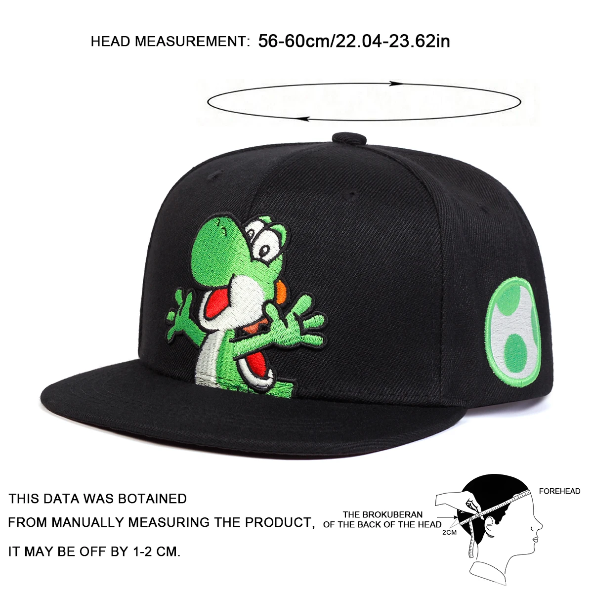 Cappelli hip-hop con ricamo dinosauro unisex Primavera Autunno Berretti da baseball casual regolabili per esterni Cappello per protezione solare Berretto sportivo