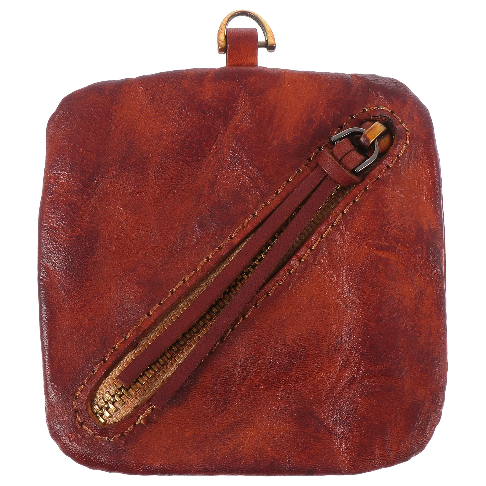 محفظة صغيرة أنيقة للعملات المعدنية، محفظة قصيرة مدمجة للرجال والنساء، حامل بطاقة الائتمان متعدد الوظائف، حقيبة تخزين المال #4