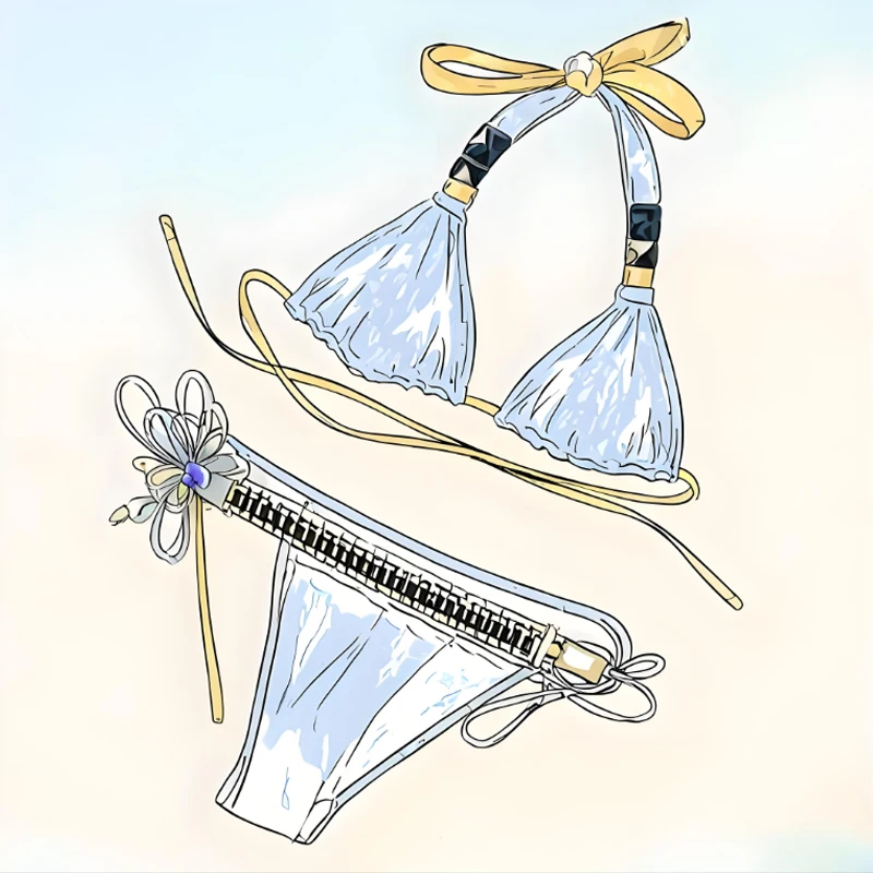 

Y2k снежный леопардовый принт, эстетика, готическая субкультура, Harajuku, панк-рок, бикини с шипами, летняя уличная одежда, сексуальный купальник, комплект эмо