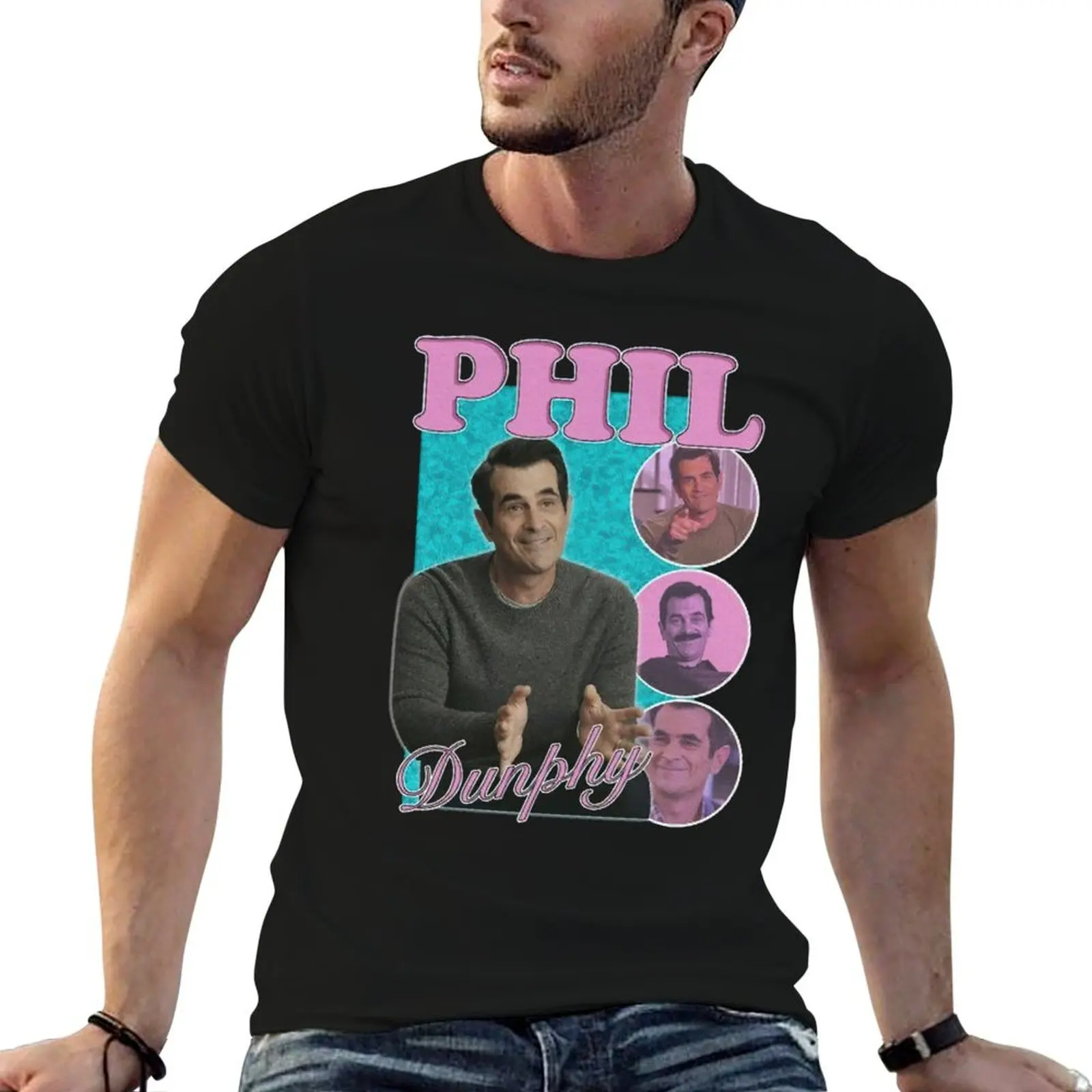 10mb Vintage Phil Dunphy Homage Bootleg, Phil Dunphy T-Shirt Simple Print Design T-Shirt