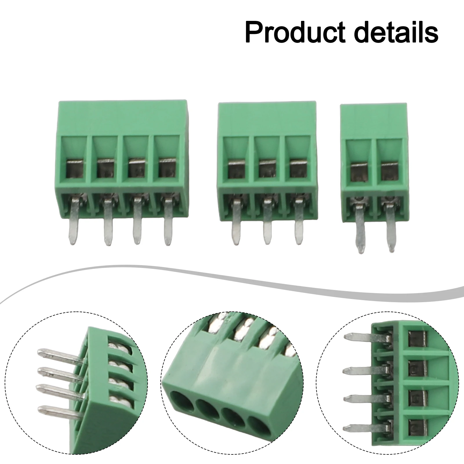 

Screw Terminal KF128 Terminal Block Rated Current Nominal Voltage Plastic Product Type 125V 2-pin 3-pin 4-pin 50pcs