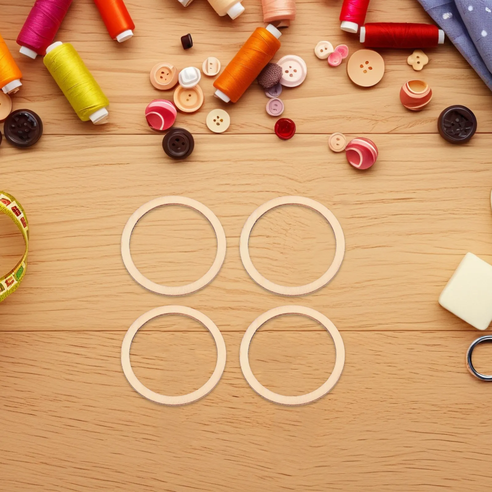 50 Piezas de Adornos Circulare - Christmas Craft Embellishment reseña y precio