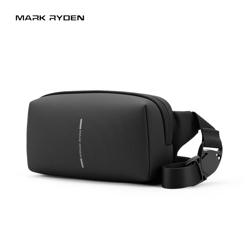 MARK RYDEN Shoulder Large-Capacity Sling Bag Men 2.4L Crossbody Bag With YKK Zipper Swivel Buckle For Daily Commuting Cycling