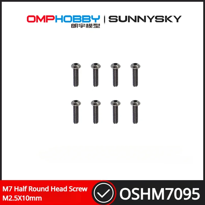 OMPHOBBY M7 RC Helicopter Spare Parts Half Round Head Screw M2.5X10mm OSHM7095