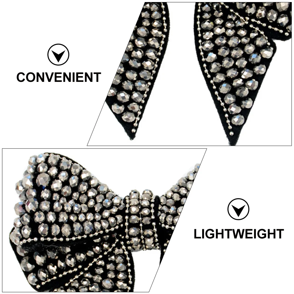 

1Pcs Sparkling Bowknot Adornment Detachable for Convenient Use Perfect for Shoes Bags Dresses Clutches Wedding Party Everyday