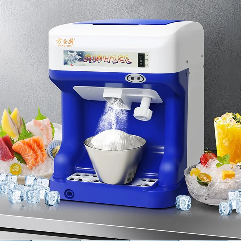 Commercial Industrial Electric Snow Ice Crusher High Quality Ice Slushy Shaver Machine Snow Cone Maker