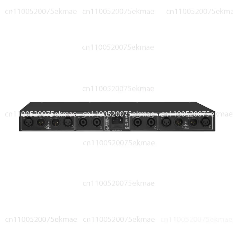 1U 4 * 1300W Digital Power Amplifier 4-channel KTV Club Party Stereo System Class D Audio Power Amplifier
