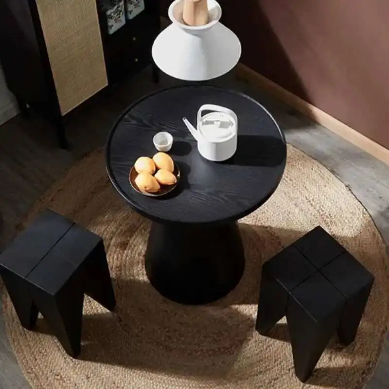 table Living garden room vanity coffee coffee table small mobile dining wooden Nordic white countertop central furniture ZY50CJ