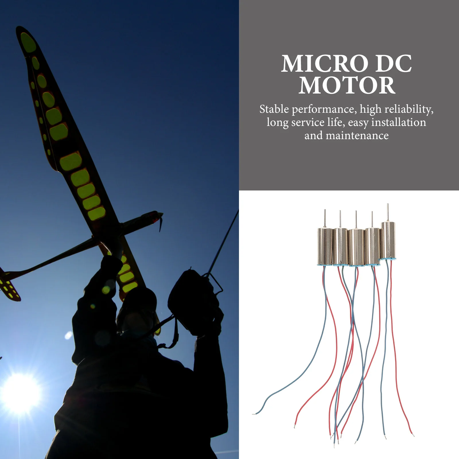 

5 pcs 2 Leads Micro Vibrating Motor Mini Vibration Equipment Coreless Dc Motor For Wearable Devices Smart Bracelet Low Noise