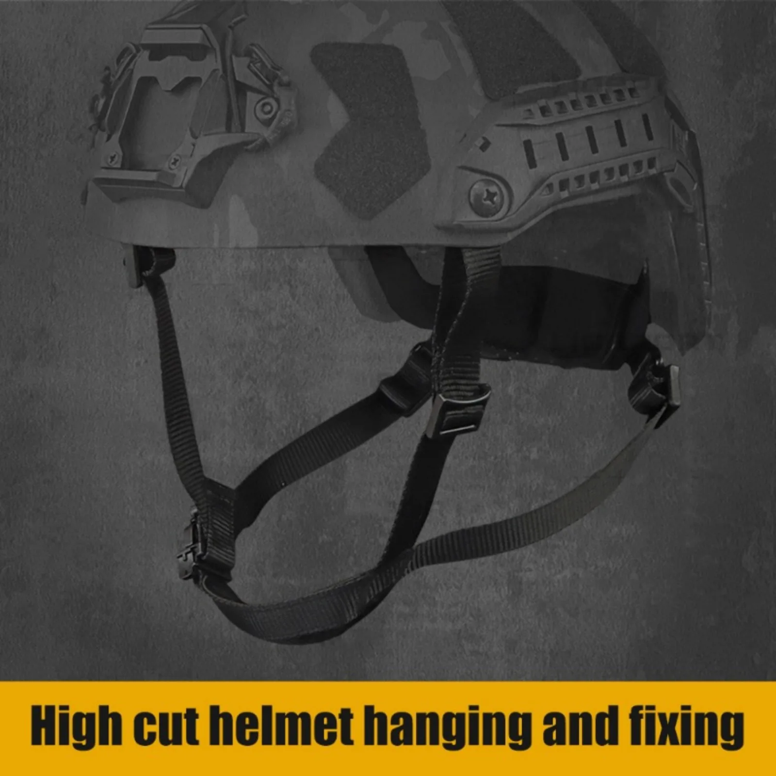 Tactical Helmet Inner Suspension System Portable CS Helmets Adjustable Head Lock Strap Accessories for FAST SF HIGH CUT HELMET