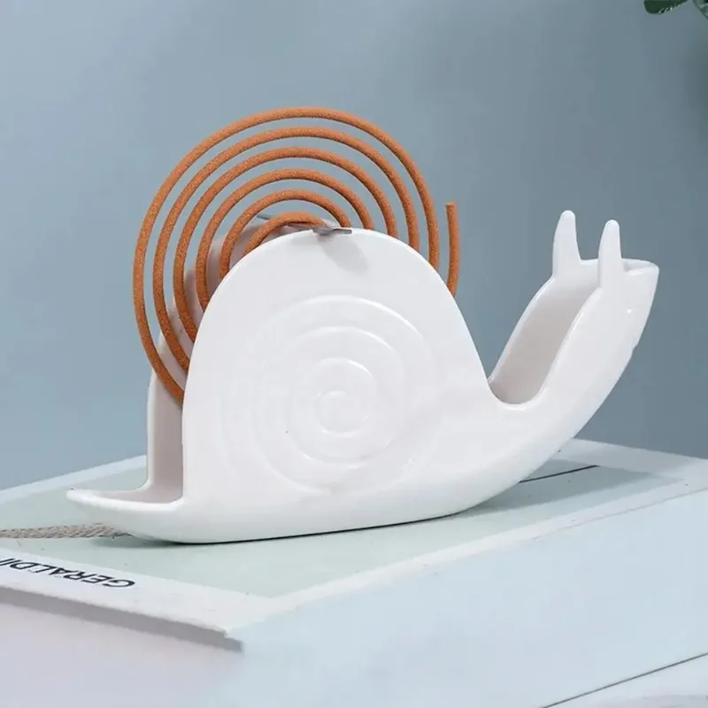 Aufbewahrungsregal im Schnecken-Design, Spulenbrennerhalter, feuerfester vertikaler Ständer, Stützsockel für die Verwendung von Duftspiralen zu Hause