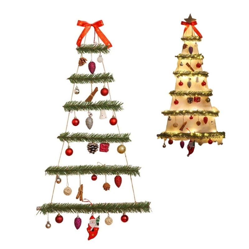 Reusable Wall Mounted Christmas Tree Environmentally Friendly Decoration Christmas Tree Ornaments DIY Drop shipping