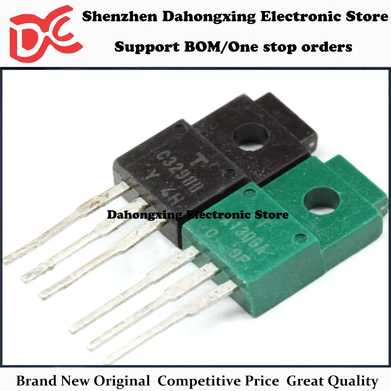 

New Original 5Pairs 2SA1306A A1306A + 2SC3298A C3298A TO-220F Audio Amplifier Transistor Electronic Components Great Quality