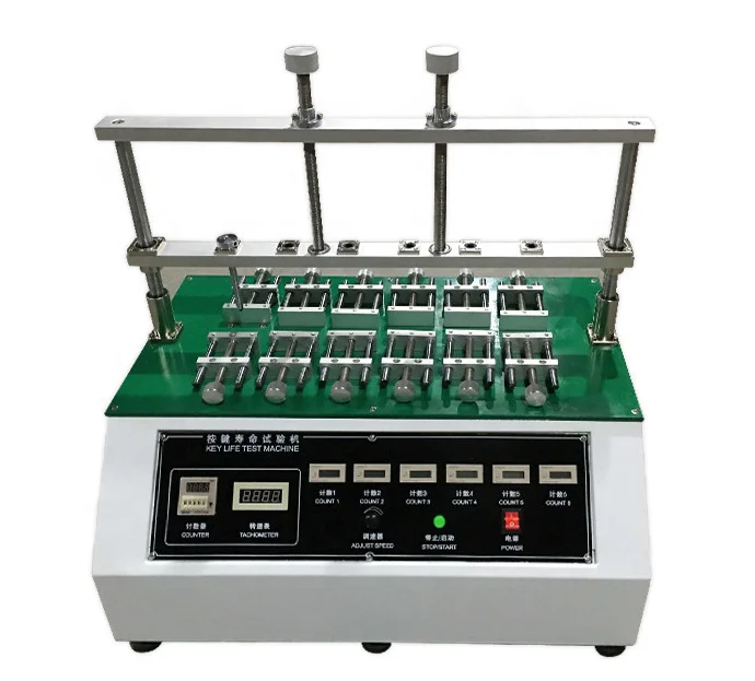 Four Station Key Life Testing Machine Mobile Phone Button Tester Control Button Life Testing Machine