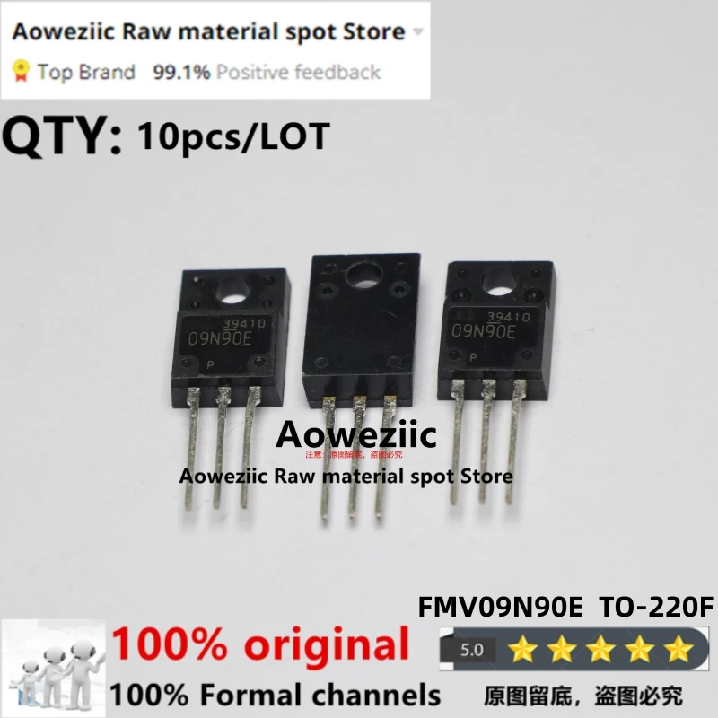 Aoweziic  100% New Imported Original   FMV09N90E  09N90E TO-220F  MOS FET 9A 900V