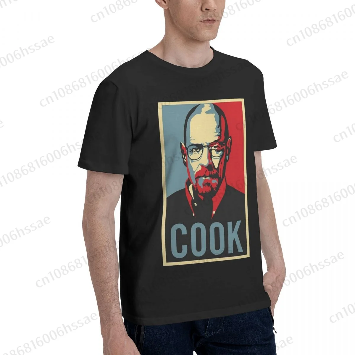 Breaking Bad Serie Walter T Shirt Men Fashion T-shirt Cotton Tshirt Tops Tees Short Sleeve