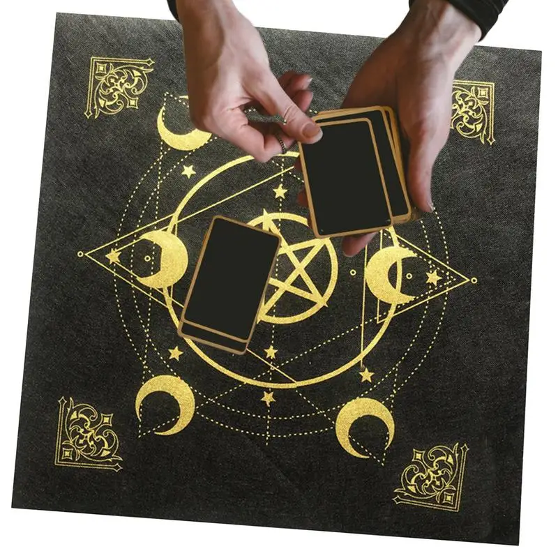 

49x49cm Altar Tarot Tablecloth Astrology Tarot Card Game Supplies Table Decorations For Astrologist Divination