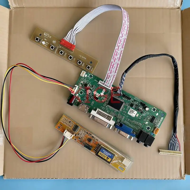 

Комплект платы контроллера драйвера экрана для B150XG02 B150XG05 B150XG07 B150XG01 DIY VGA DVI HDMI 1024x768 1-CCFL 1024*768 30-контактный LVDS